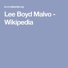 Laoi Boyd Malvo
